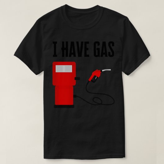 T-shirt J'ai du gaz (Design devant)