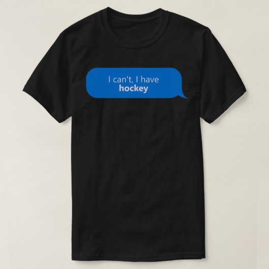 T-shirt J'ai du hockey (Design devant)