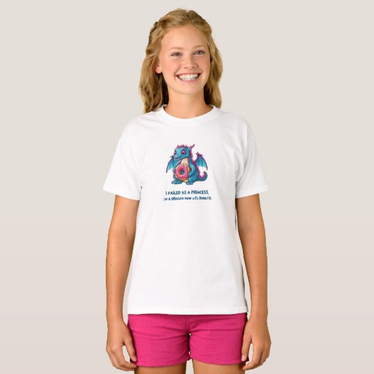 T-shirt J'ai échoué en tant que princesse en tant que drag (Devant entier)