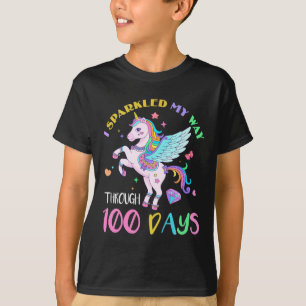T-shirt J'Ai Éclaté Mon Chemin À Travers 100 Jours D'École