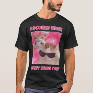 T-shirt J'AI ÉCOUTÉ le mème de chat élevé