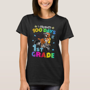 T-shirt J'Ai Écrasé 100 Jours De 1Ème Classe Vélo De Premi