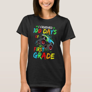 T-shirt J'Ai Écrasé 100 Jours De Camion Monster De Premièr