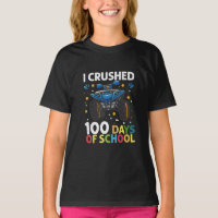 J'ai écrasé 100 jours de camion monstre de l'école