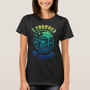 T-shirt J'ai écrasé 100 jours de dinosaure scolaire
