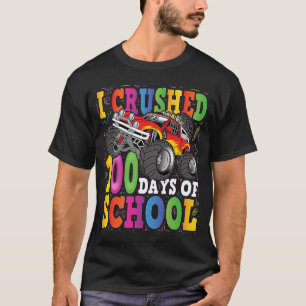 T-shirt J'ai écrasé 100 Jours de l'école Joyeux 100ème Jou