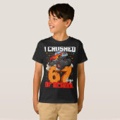 T-shirt J'ai écrasé 67 jours d'école Génération Alpha Argo (Devant entier)