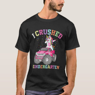 T-shirt J'ai écrasé jardin d'enfants Dabbing Unicorn Camio