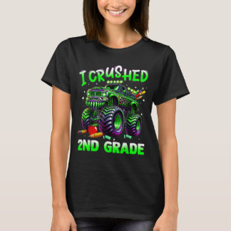 T-shirt J'ai Écrasé Les Garçons De 2e Année Le Dernier Jou