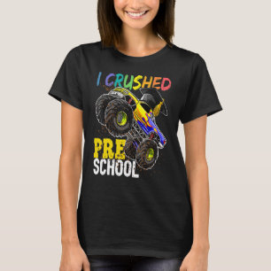 T-shirt J'ai écrasé Monster de l'école maternelle Monster 