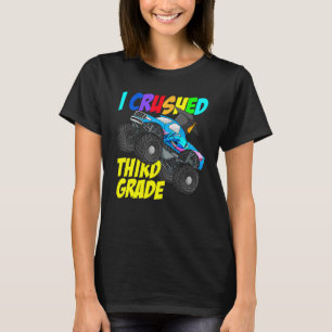 T-shirt J'ai écrasé un camion monstre de troisième année t
