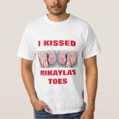 T-SHIRT J'AI EMBRASÉ LES JOUETS DE MIKAYLA (Devant)