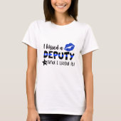T-shirt J'Ai Embrassé Un Adjoint Et L'Ai Apprécié (Devant)
