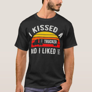 T-shirt J'Ai Embrassé Un Camion Et J'Ai Aimé Ça Drôle