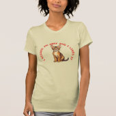 T-shirt J'ai embrassé un chat abyssinien (Devant)