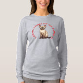 T-shirt J'ai embrassé un chat birman (Devant)