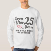 T-shirt J'Ai Encore 25 Ans De Mariage (Devant)