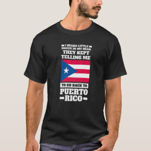T-shirt J'ai entendu des petites voix dans ma tête Porto R