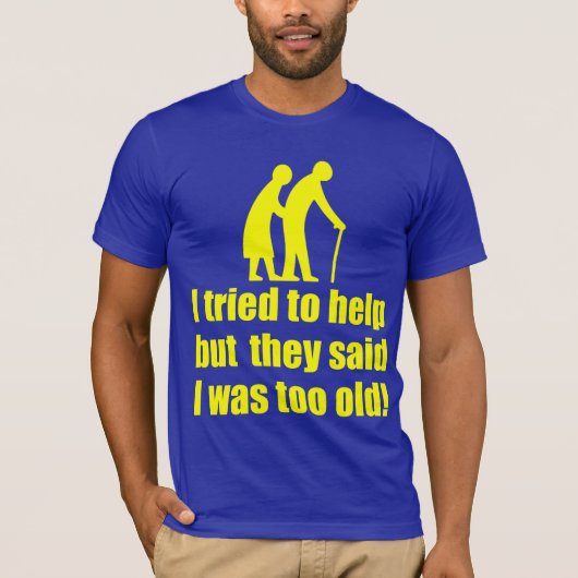 T-shirt J'ai essayé d'aider ! (Devant)