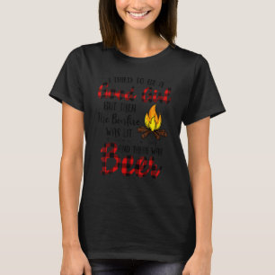 T-shirt J'Ai Essayé D'Être Une Bonne Fille, Mais Puis Le F