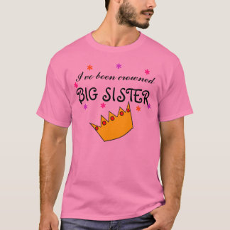 T-shirt J'ai été GRANDE SOEUR couronnée