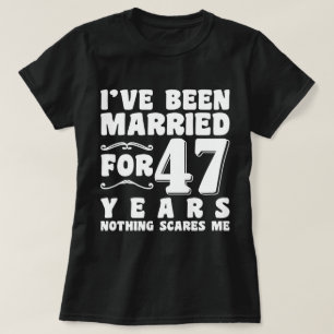 T-shirt J'ai été marié pendant 47 ans Couple assorti