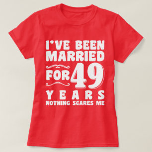 T-shirt J'ai été marié pendant 49 ans Couple assorti