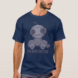 T-shirt J'ai été mieux Robot de dessin animé triste