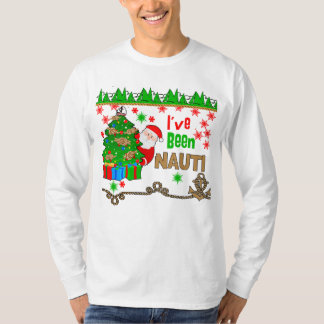 T-shirt J'ai été Nauti ce Noël nautique