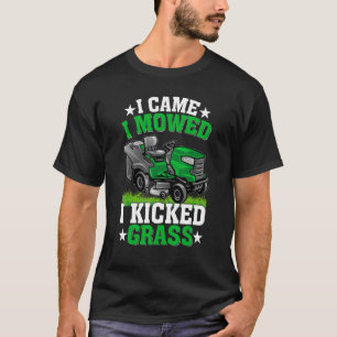 T-shirt J'Ai Été Rabattu De L'Herbe Drôle De La Pelouse Ma
