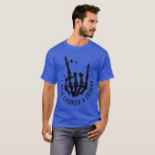 T-shirt J'ai étranglé un couguar de devant et de derrière (Devant entier)