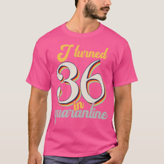 T-shirt J'ai eu 36 ans en 36ème anniversaire
