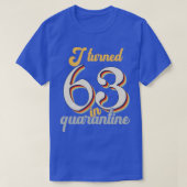 T-shirt J'ai eu 63 ans en 63e anniversaire (Design devant)