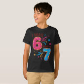 T-shirt J'ai eu 7 ans pour mon anniversaire J'avais 6 ans (Devant entier)