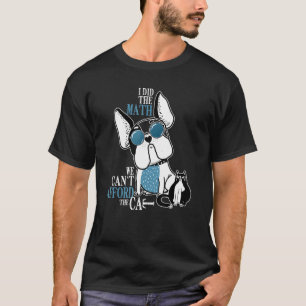 T-shirt J'Ai Fait L'Amour Math Chien Et Chat