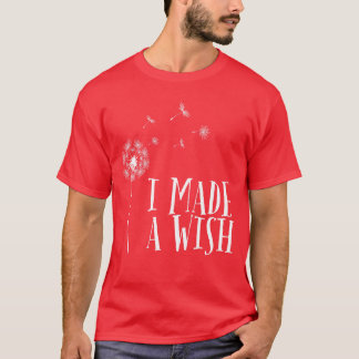 T-shirt J'ai fait un vœu maman et moi cadeau