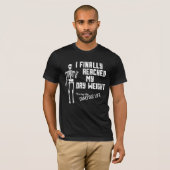 T-shirt J'Ai Finalement Atteint Mon Poids Sec Drôle Dialys (Devant entier)