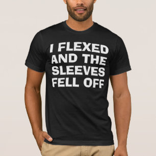 T-shirt J'ai fléchi et les douilles ont tombé
