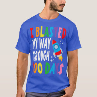 T-shirt J'Ai Frappé Mon Chemin À Travers 100 Jours Classiq