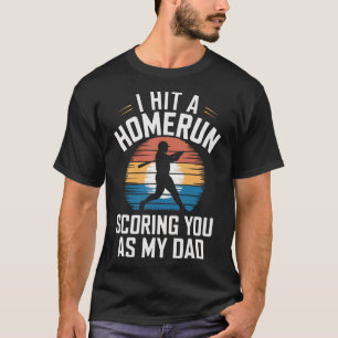 T-shirt J'ai frappé un coup de circuit en marquant votre p