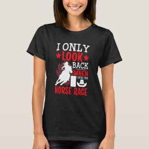T-shirt J'Ai Gagné Le Cheval Course Barrel Racer Horse Rac
