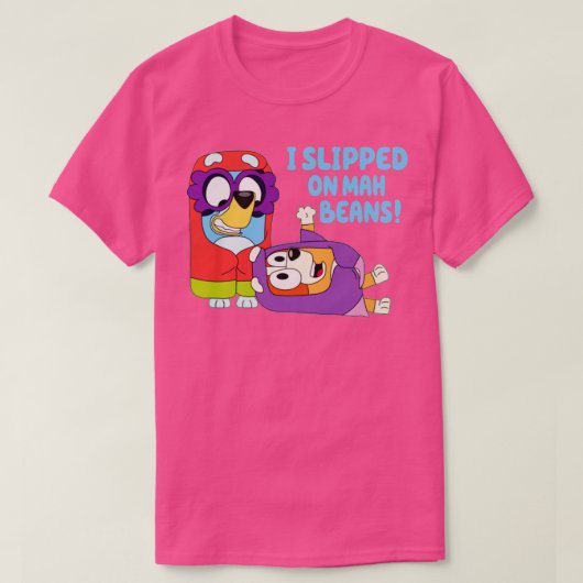 T-shirt J'Ai Glissé Sur Mes Haricots (Design devant)