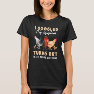 T-shirt J'Ai Googlé Mes Symptômes Il S'Avère Que J'Ai Beso