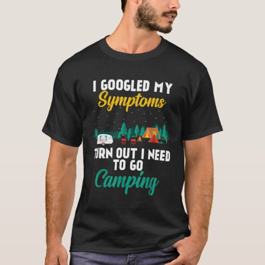 T-shirt J'Ai Googlé Mes Symptômes Il Se Trouve Que J'Ai Be (Devant)