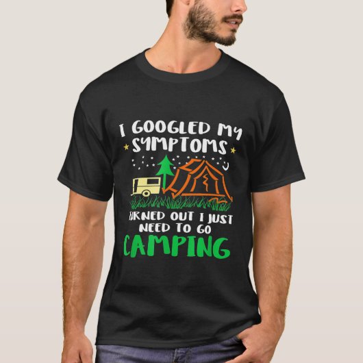 T-shirt J'Ai Googlé Mes Symptômes Il S'Est Avéré Que J'Ava (Devant)