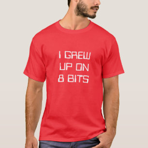 T-shirt J'ai grandi sur 8 bits