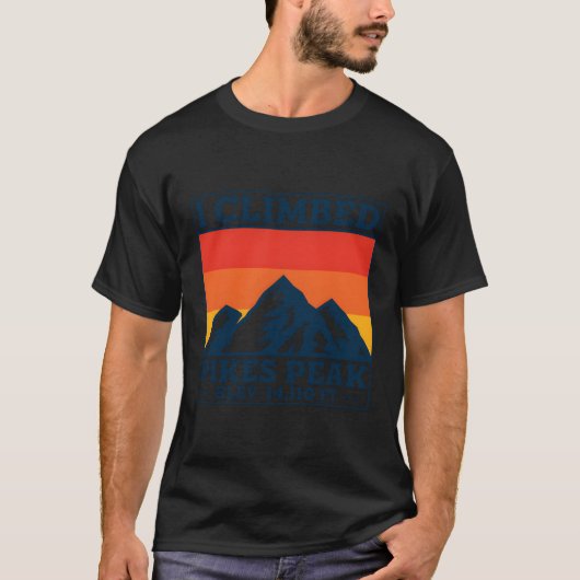 T-shirt J'Ai Grimpé Pikes Peak (Devant)