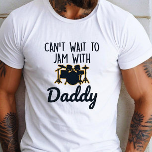 T-shirt J'ai hâte de jamer avec Papa