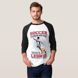 T-shirt J'Ai Joué Au Football Avec La Tête