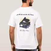 T-shirt J'ai joué dans mon considérant de piano (Dos)